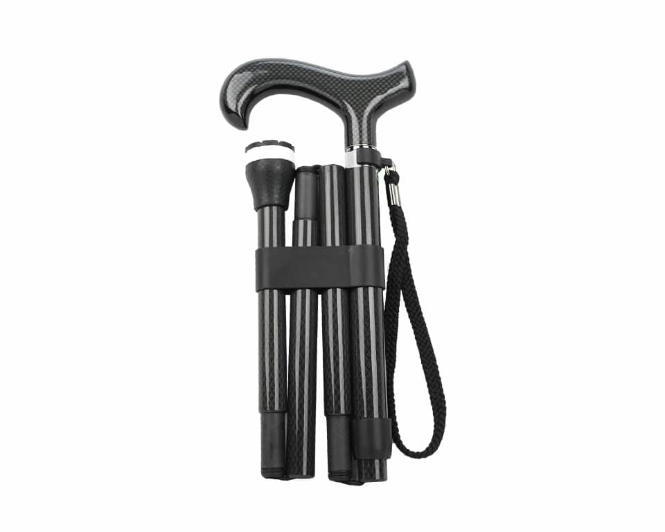 Black Diamond Carbon Fiber Clover Cane Walking Stick