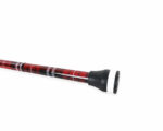 Red Tartan Carbon Fiber Clover Cane - Image 3