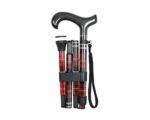 Red Tartan Carbon Fiber Clover Cane